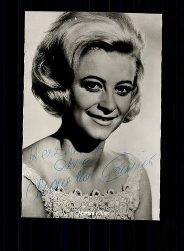 Marika kilius autogrammkarte - marika,
