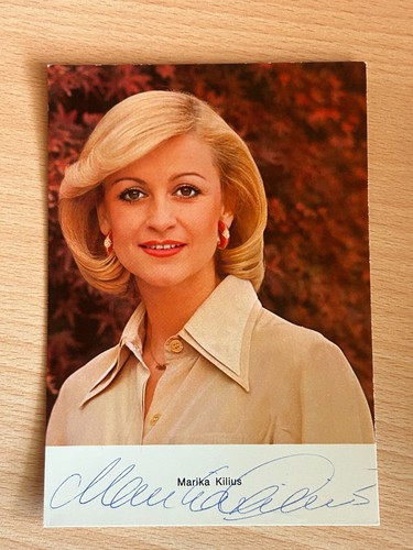 Marika kilius autogrammkarte - kilius,