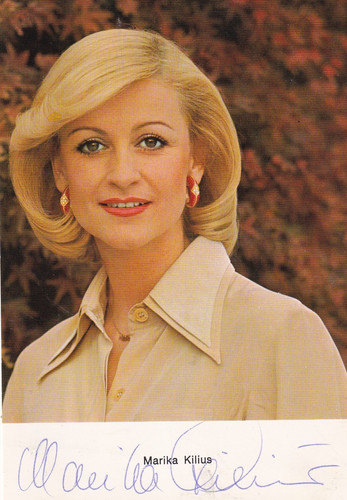 Autogramm marika kilius - autogramm,