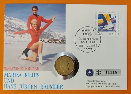 Numisbrief marika kilius hans - numisbrief,