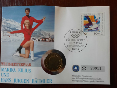 Numisbrief brd marika - brd,