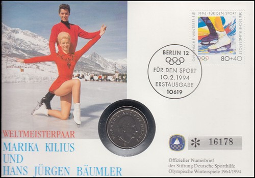 Numisbrief deutschland olympia - deutschland,