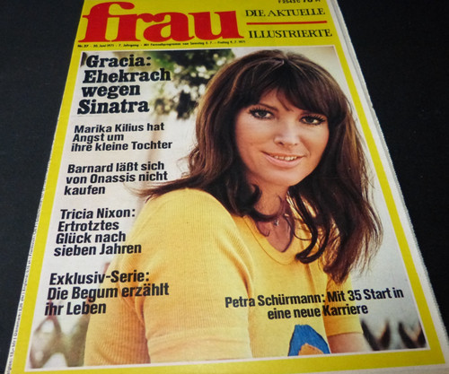 Frau die aktuelle - frau, nr.27/1971