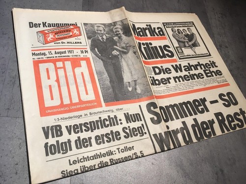 Bildzeitung 1977 august - 15.08.1977,