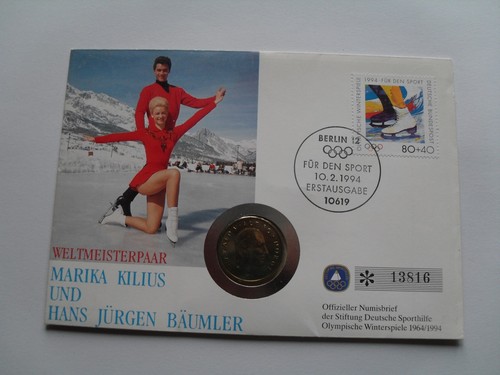 Numisbrief weltmeisterpaar - numisbrief, /