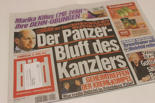 Bildzeitung 2022 april - 21.04.2022,